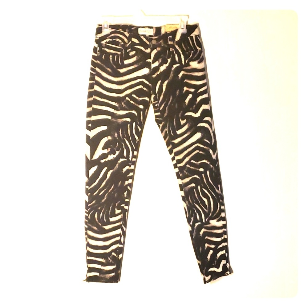 Ralph Lauren Denim & Supply Zebra Print Denim Pant